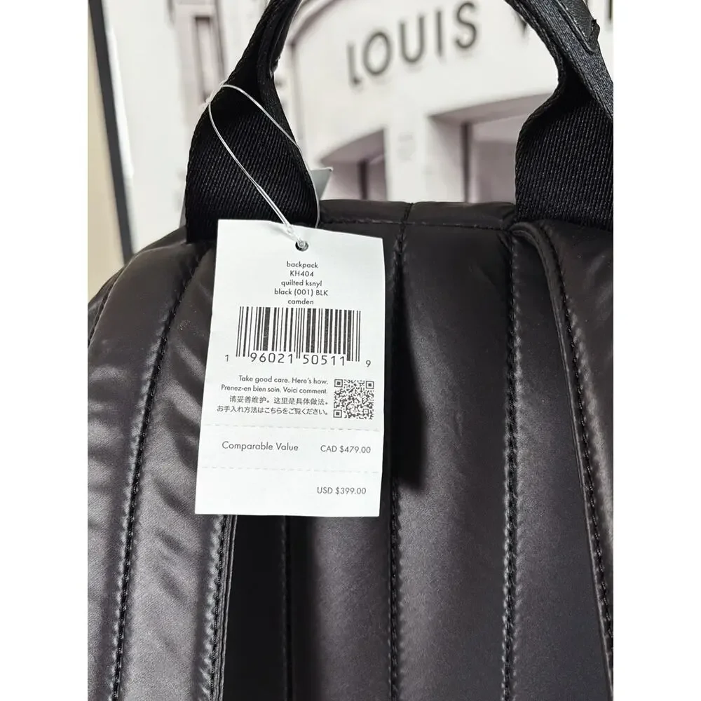 kate spade Quilted Black Backpack - Picture 5 of 8